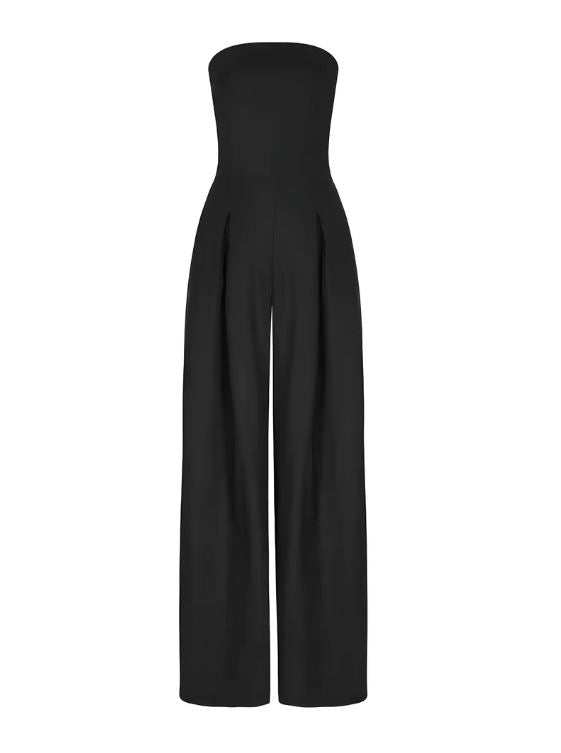 Maaike | Women Elegant Strapless Wide Leg Jumpsuit Casual Soft Fabric 6