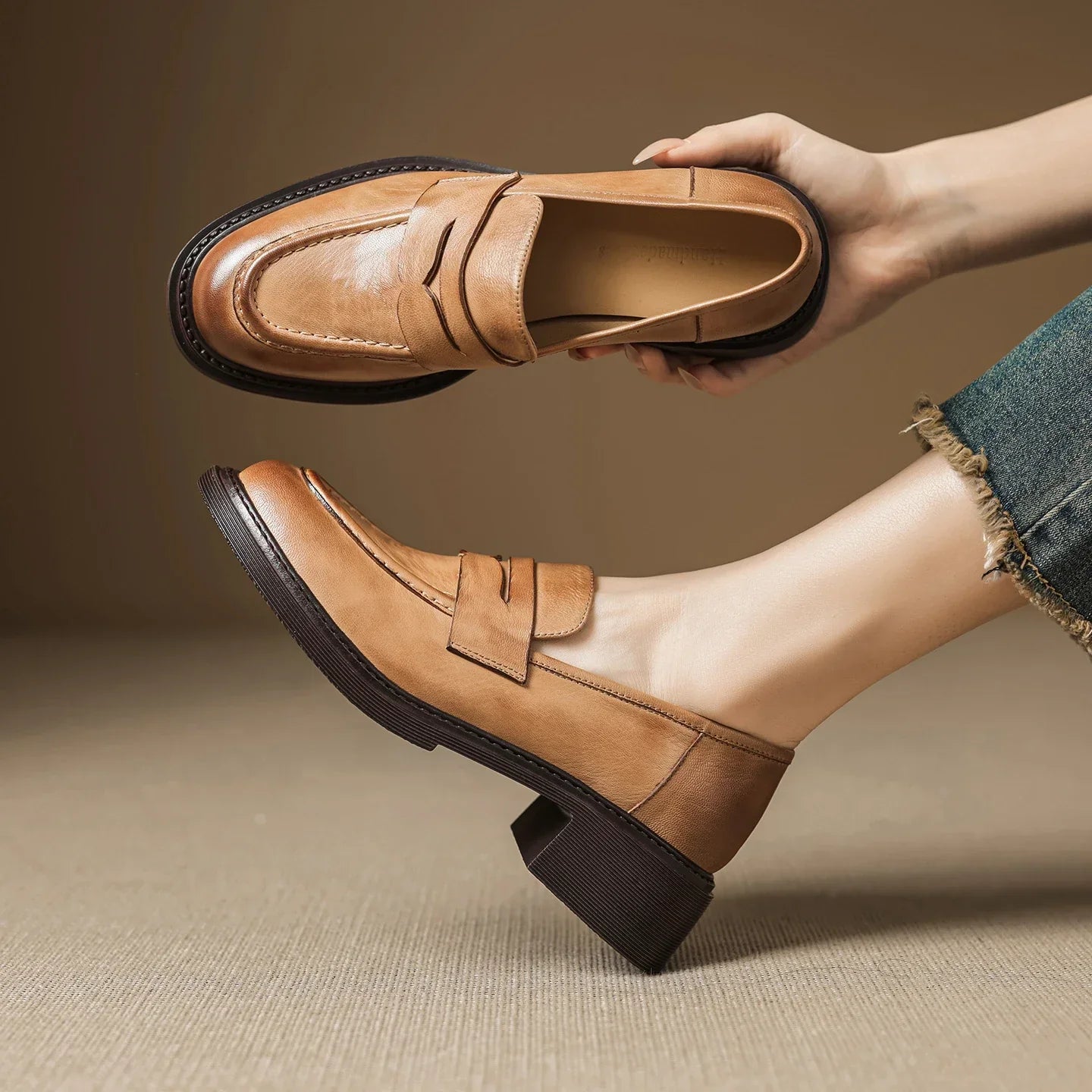 Maria | Women T-Strap Shoes Slip On Elegant Comfortable Everyday Footwear 3