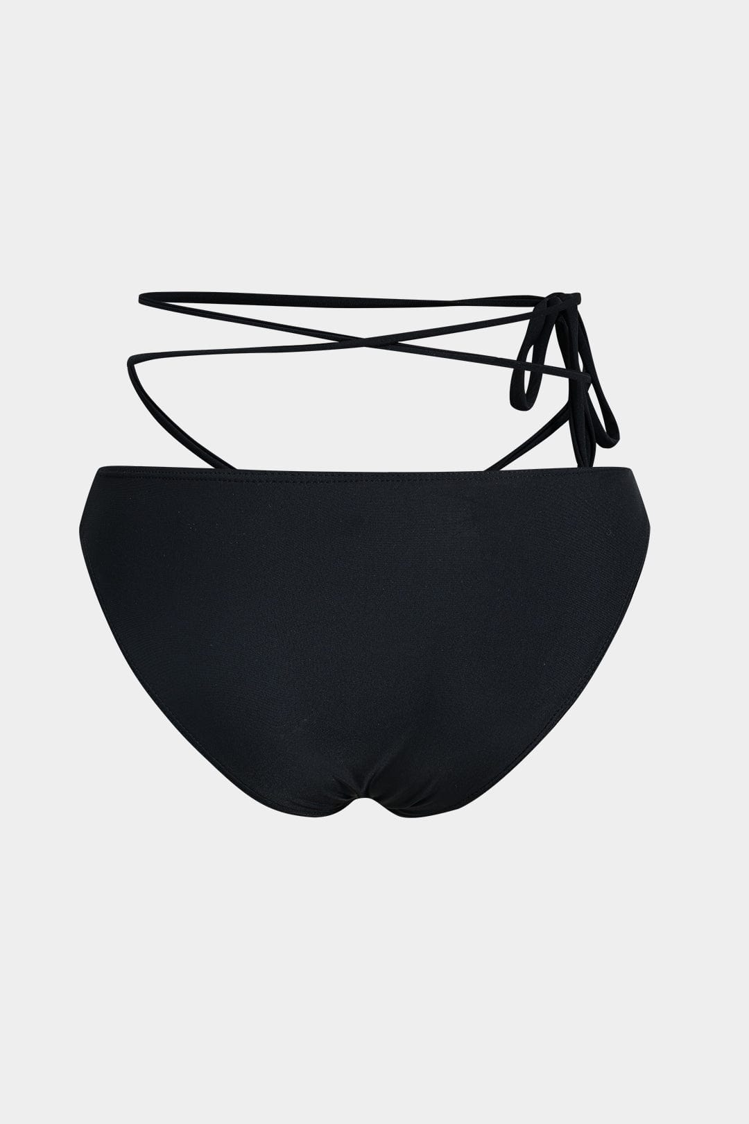 Meredith | Womens Elegant Bandeau Cut-Out High-Waisted Pearl Detail Bikini Set 5