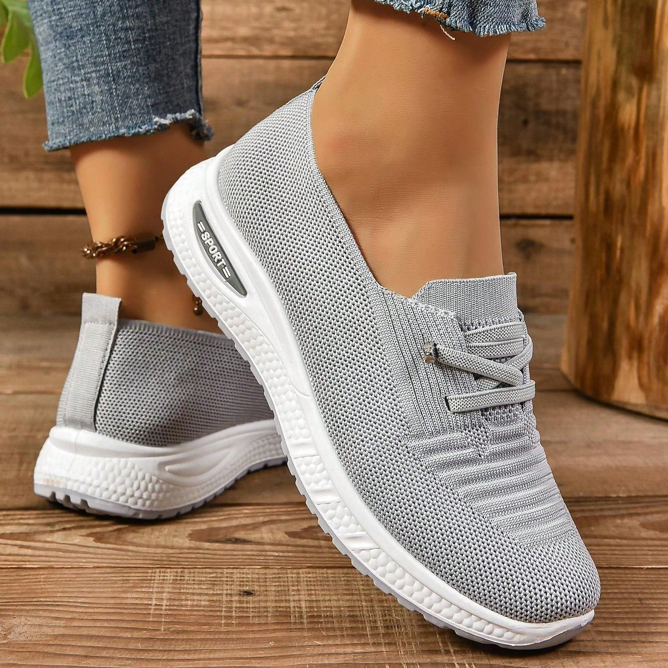 Natacha | Women Slip On Sneakers Cushioned Breathable Casual Everyday Sneakers 2