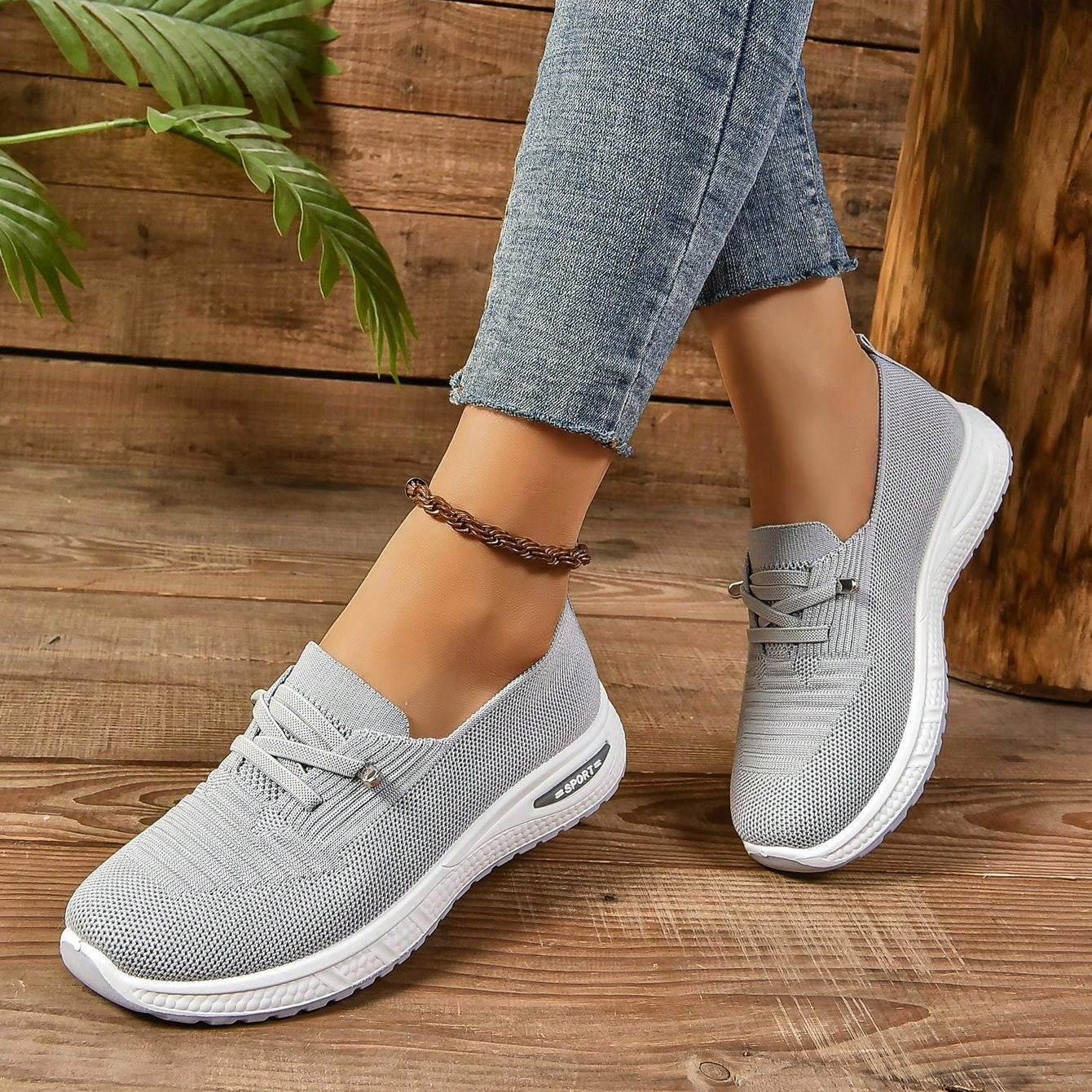 Natacha | Women Slip On Sneakers Cushioned Breathable Casual Everyday Sneakers 5