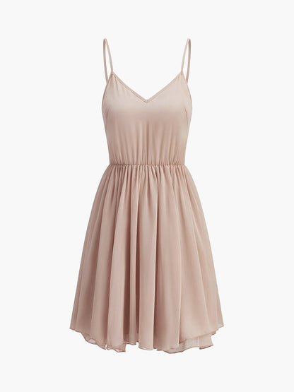 Seraphina | Mock Neck Chiffon Ruffle Short Length Mini Dress for Cocktail Parties 8