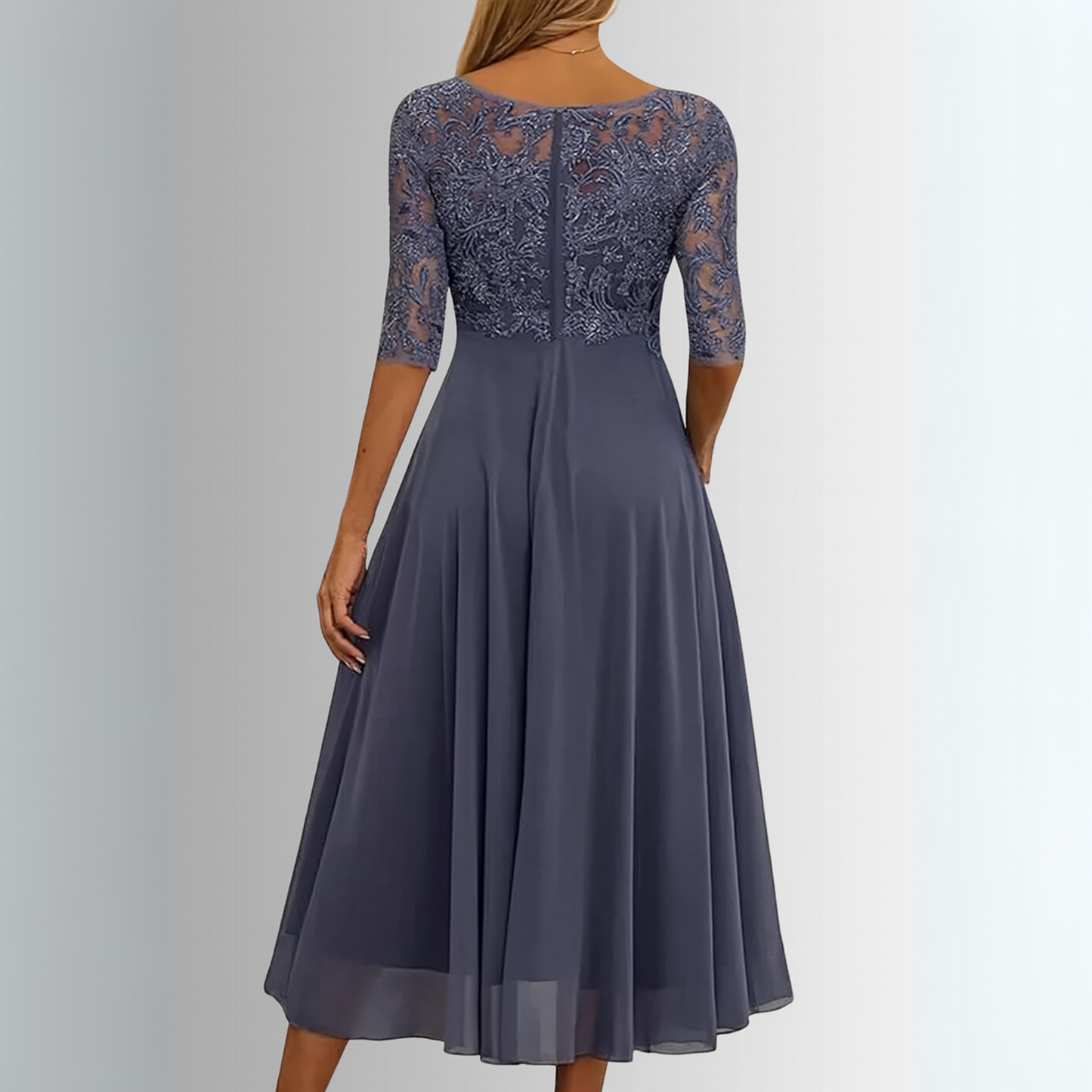 Seraphina | Womens Wedding Guest Lace Satin Cowl Neck Sleeveless A-Line Layered Maxi Dress 6