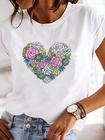 Essence | Women’s Relaxed Fit Crew Neck T-Shirt 4