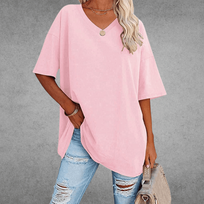 Ella | Women’s Fitted Short Sleeve V Neck T-Shirt 5