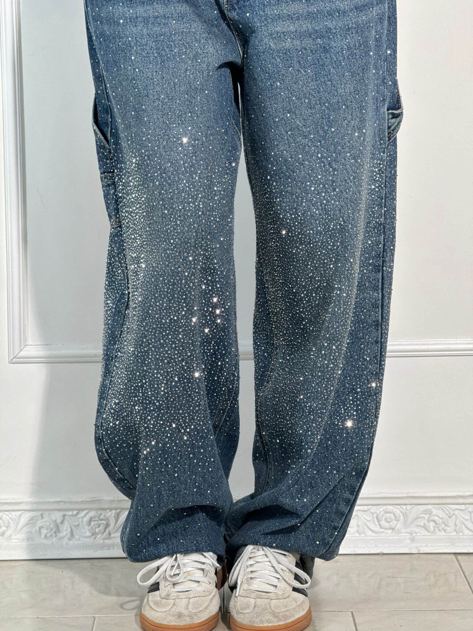 Elara | Women High Waist Wide Leg Casual Fit Denim Pants 4