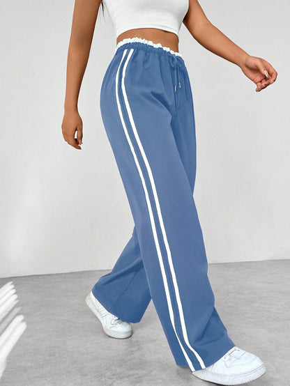 Freya | Women High Waist Wide Leg Relaxed Fit Lightweight Casual Pants 2