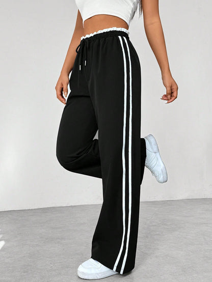 Freya | Women High Waist Wide Leg Relaxed Fit Lightweight Casual Pants 3