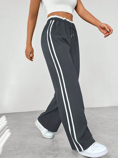 Freya | Women High Waist Wide Leg Relaxed Fit Lightweight Casual Pants 4
