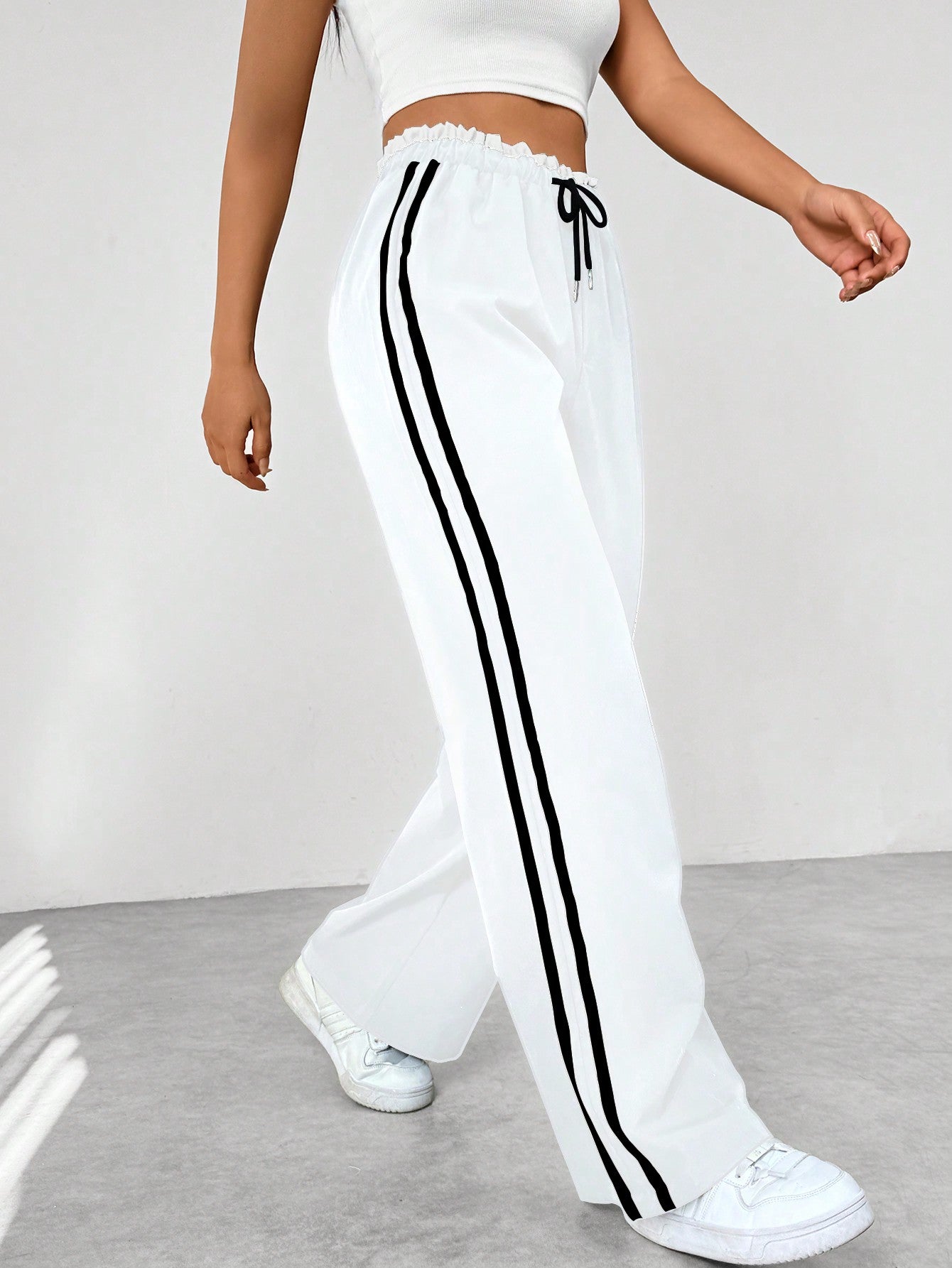 Freya | Women High Waist Wide Leg Relaxed Fit Lightweight Casual Pants 5