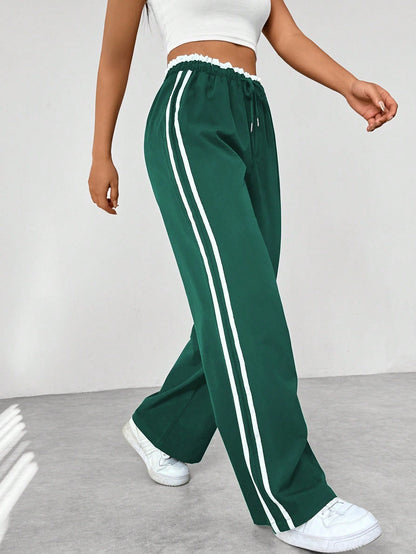 Freya | Women High Waist Wide Leg Relaxed Fit Lightweight Casual Pants 7