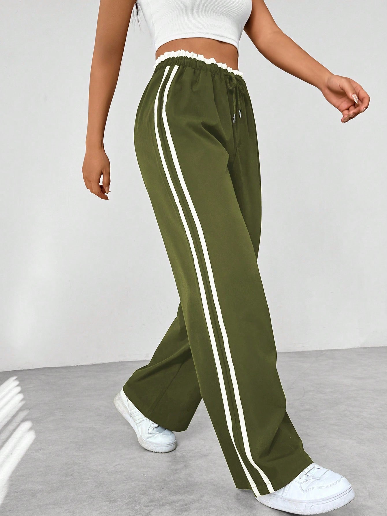 Freya | Women High Waist Wide Leg Relaxed Fit Lightweight Casual Pants 8
