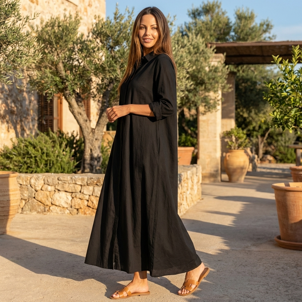 Liora | Women Maxi Dress Long Sleeve Flowy Casual 12
