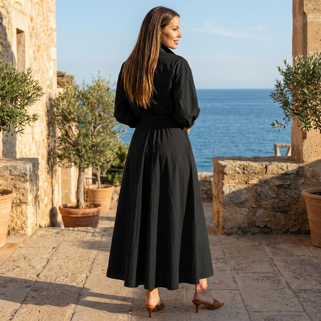 Liora | Women Maxi Dress Long Sleeve Flowy Casual 14