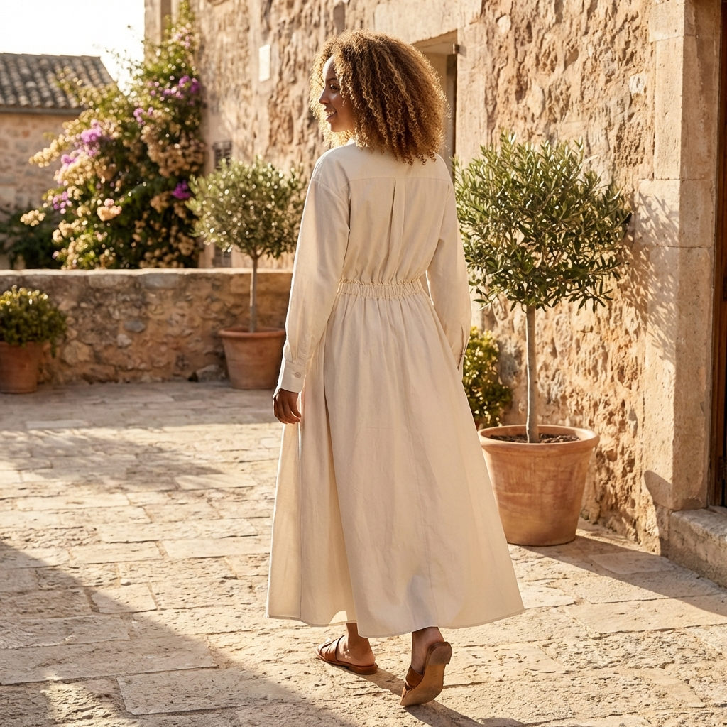 Liora | Women Maxi Dress Long Sleeve Flowy Casual 7