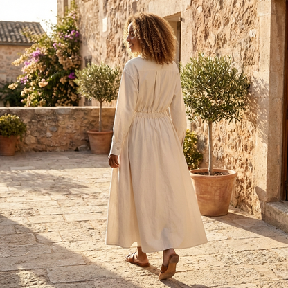 Liora | Women Maxi Dress Long Sleeve Flowy Casual 7