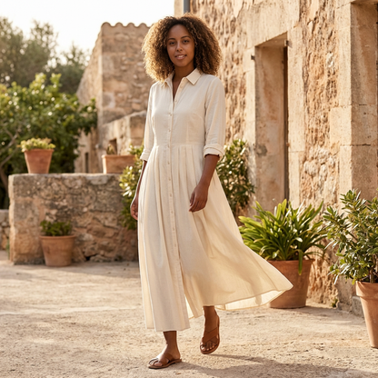 Liora | Women Maxi Dress Long Sleeve Flowy Casual 8