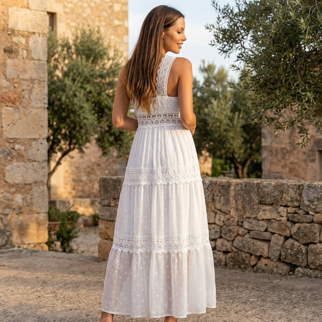 Emily | Women Maxi Dress Flowy Silhouette Elegant Chic 6