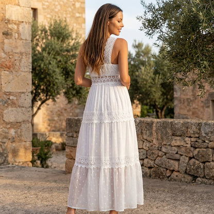 Emily | Women Maxi Dress Flowy Silhouette Elegant Chic 6