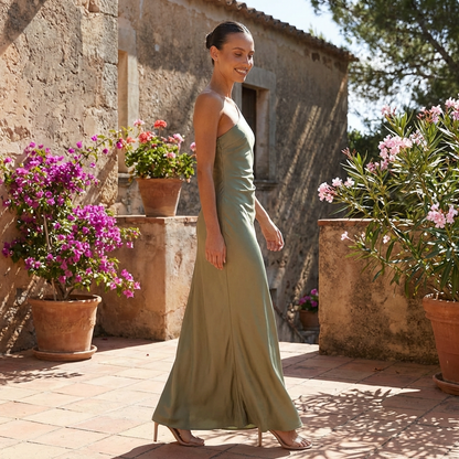 Nova | Women Maxi Dress One Shoulder Asymmetrical Elegant Wedding Guest 3